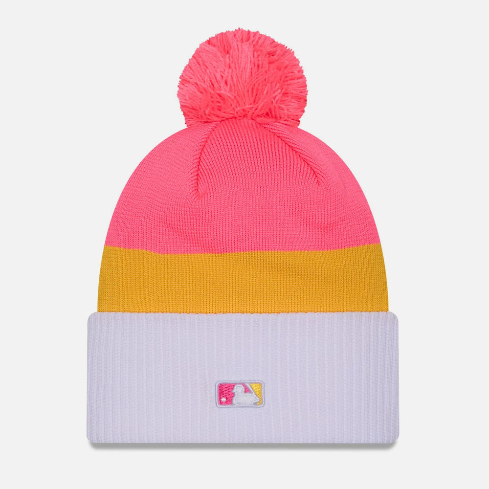 New Era City Connect Pom Knit SD Padres neon pink/white/yellow - Shop-Tetuan
