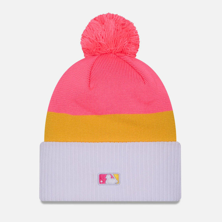 New Era City Connect Pom Knit SD Padres neon pink/white/yellow - Shop-Tetuan