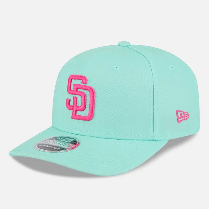 New Era MLB City Connect 9Seventy Stretch Snap SD Padres aqua/pink
