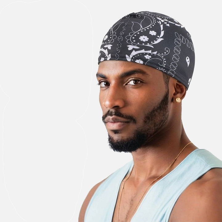 Paisley Dome Cap black - Shop-Tetuan