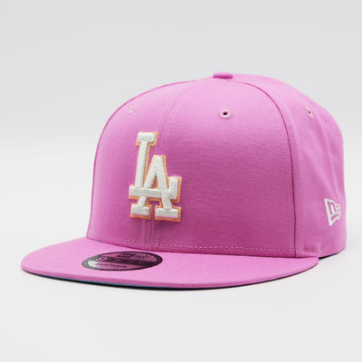 New Era Pastel Patch 9Fifty LA Dodgers baby pink - Shop-Tetuan