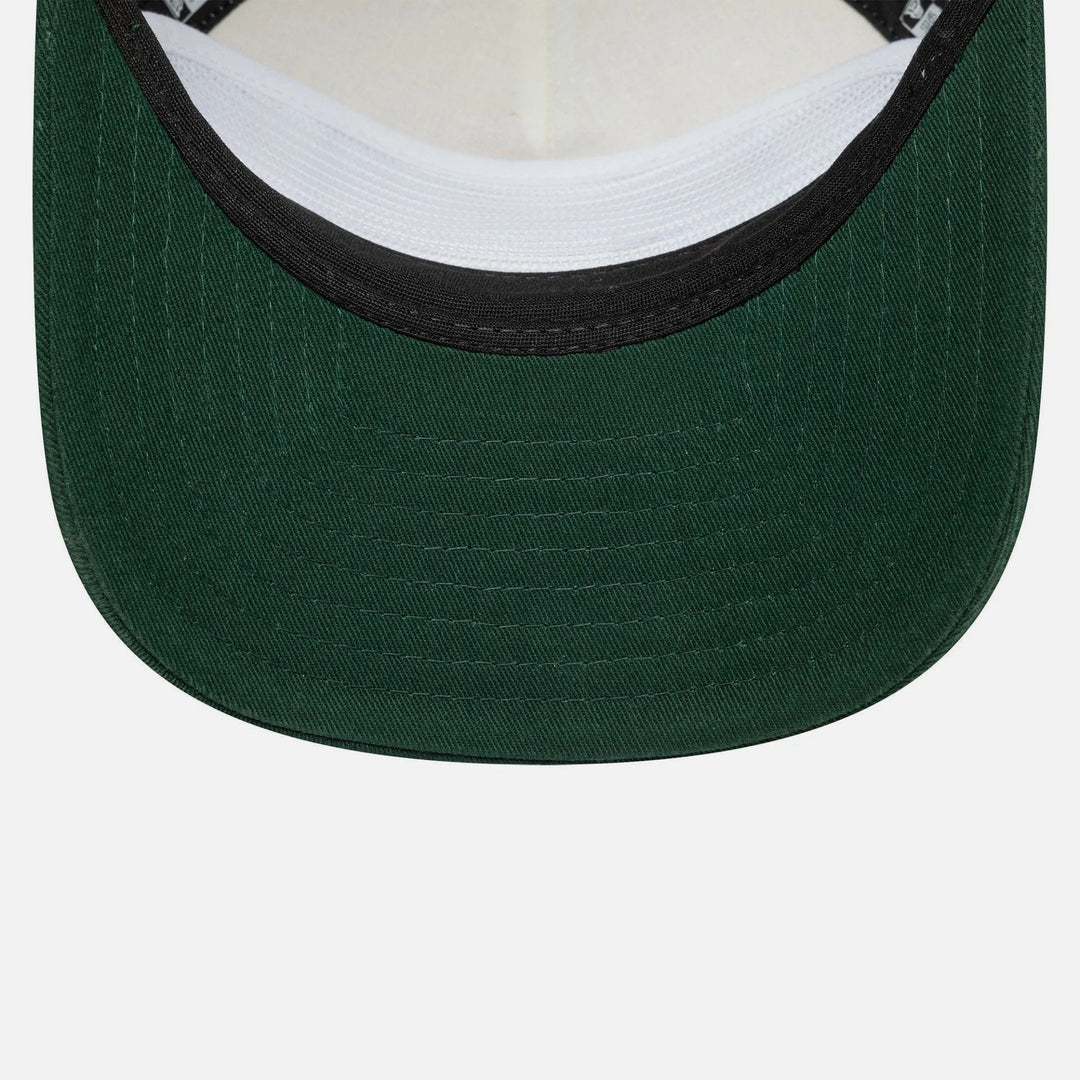 New Era Patch 19Twenty Adjustable Cap light beige/green - Shop-Tetuan