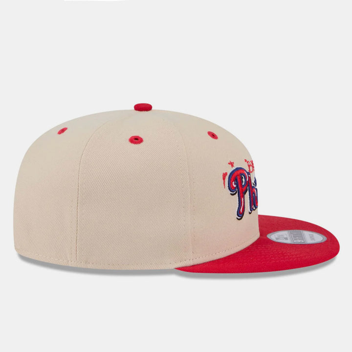 New Era Team Art 9Fifty P Phillies off white/red - Shop-Tetuan