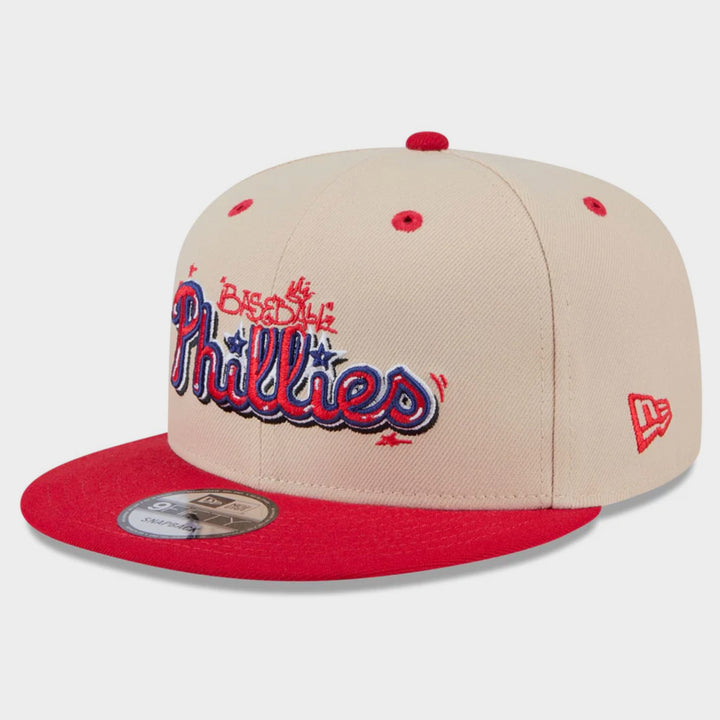 New Era Team Art 9Fifty P Phillies off white/red - Shop-Tetuan