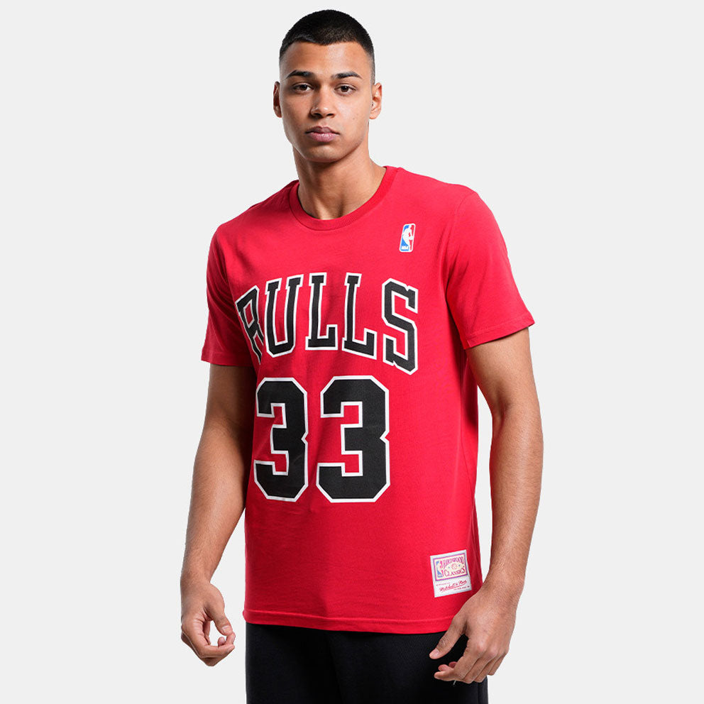 Mitchell & Ness NBA N&N tee C Bulls Scottie Pippen red - Shop-Tetuan