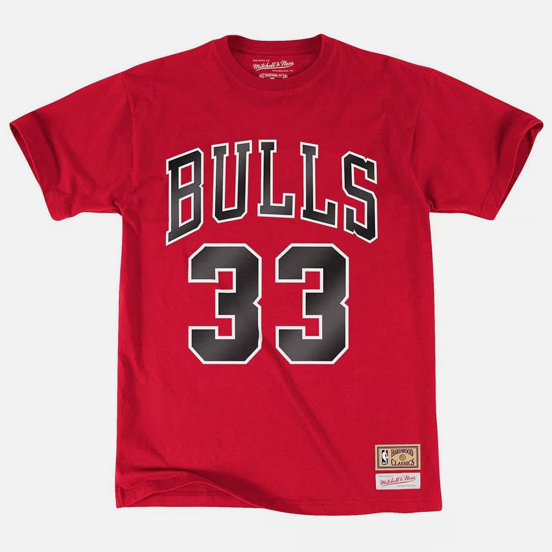 Mitchell &amp; Ness NBA N&amp;N tee C Bulls Scottie Pippen red - Shop-Tetuan
