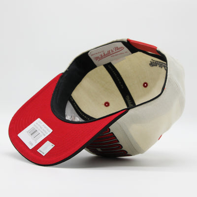 Mitchell & Ness Pop Panel  snapback C Bulls off white/black