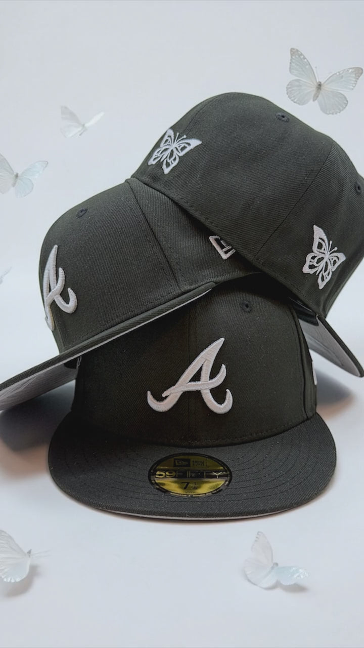 New Era MLB Butterfly 59Fifty A Braves black/white