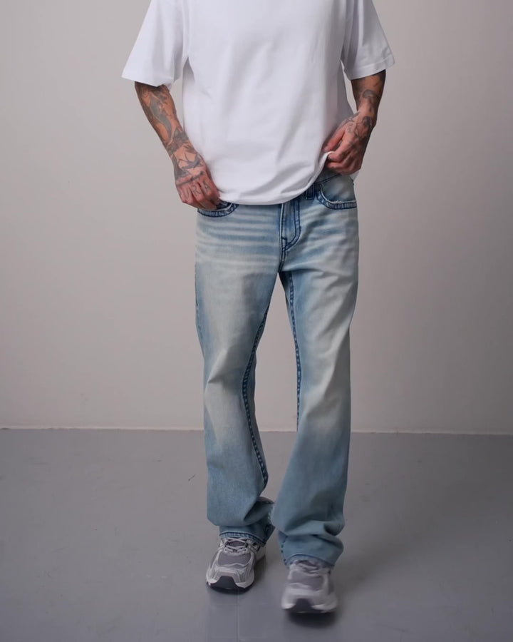 True Religion Billy Big T NF 34IN gsql light dawn wash