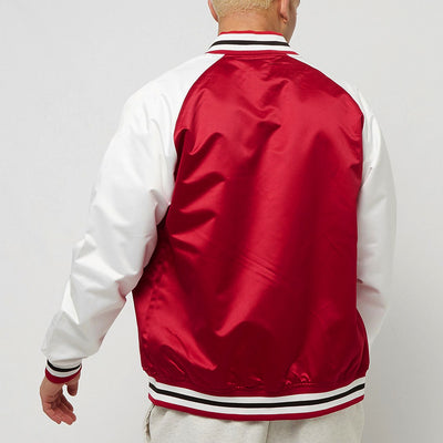 Mitchell & Ness NBA Primetime LW Satin Jacket C Bulls red/white - Shop-Tetuan