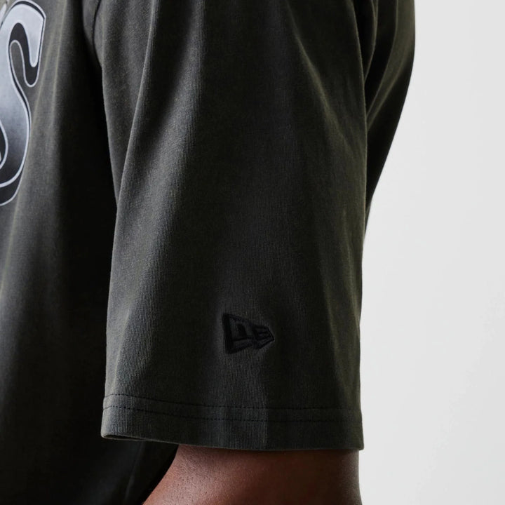 New Era NFL Washed Super Bowl Oversized Tee LV Raiders Grey - Shop-Tetuan