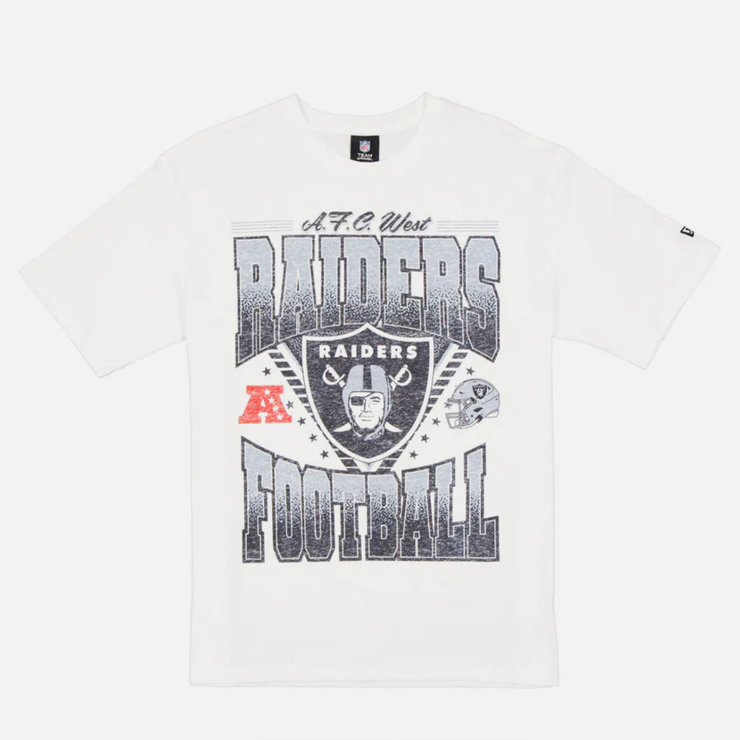 New Era Sport Classics Washed Optic Tee LV Raiders white - Shop-Tetuan