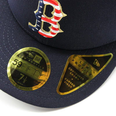 New Era Independence Day 2023 59Fifty Low Profile B Red Sox navy