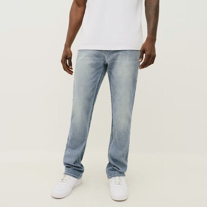 True Religion Ricky Flap Straight Jean 32" brilliant med wash