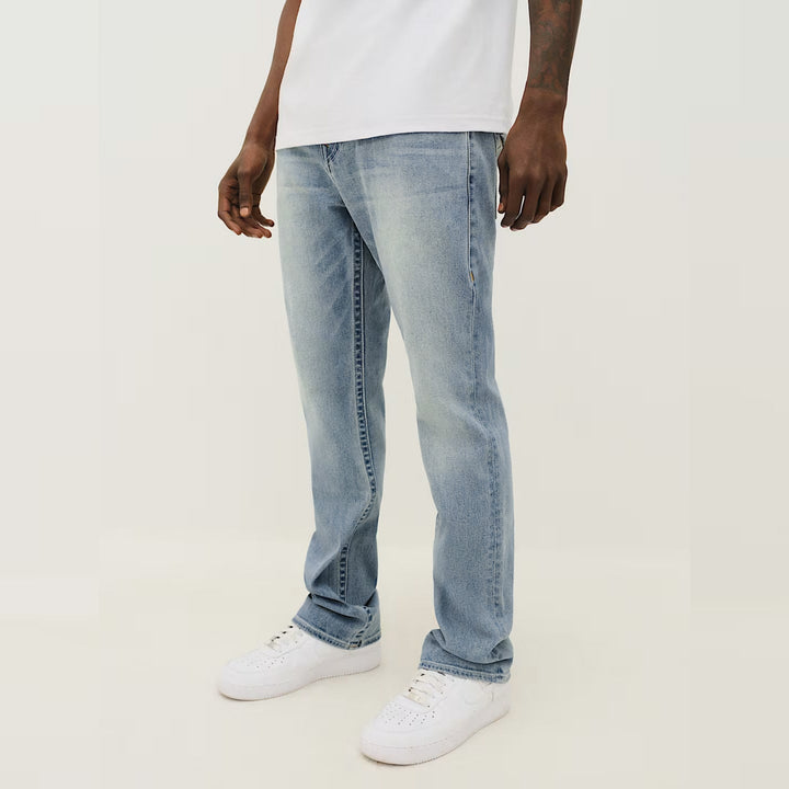 True Religion Ricky Flap Straight Jean 32" brilliant med wash