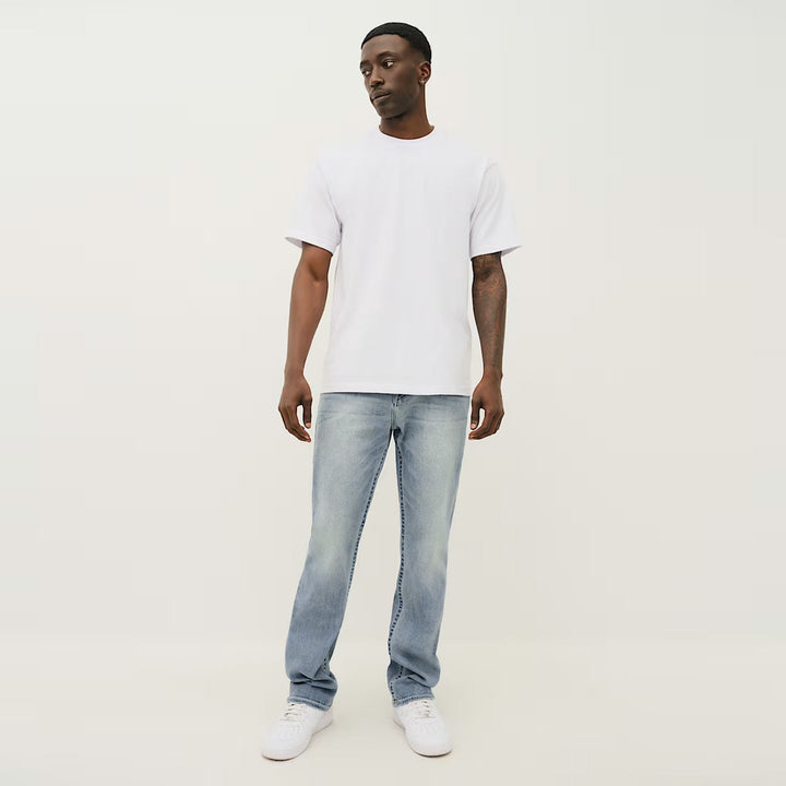 True Religion Ricky Flap Straight Jean 32" brilliant med wash