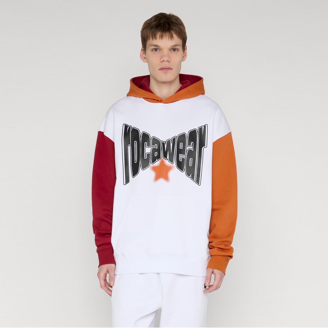 Rocawear Colored Hoody brightwhite/reddahl - Shop-Tetuan