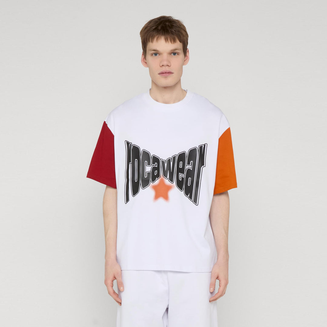 Rocawear Colored T-Shirt brightwhite/reddahl - Shop-Tetuan