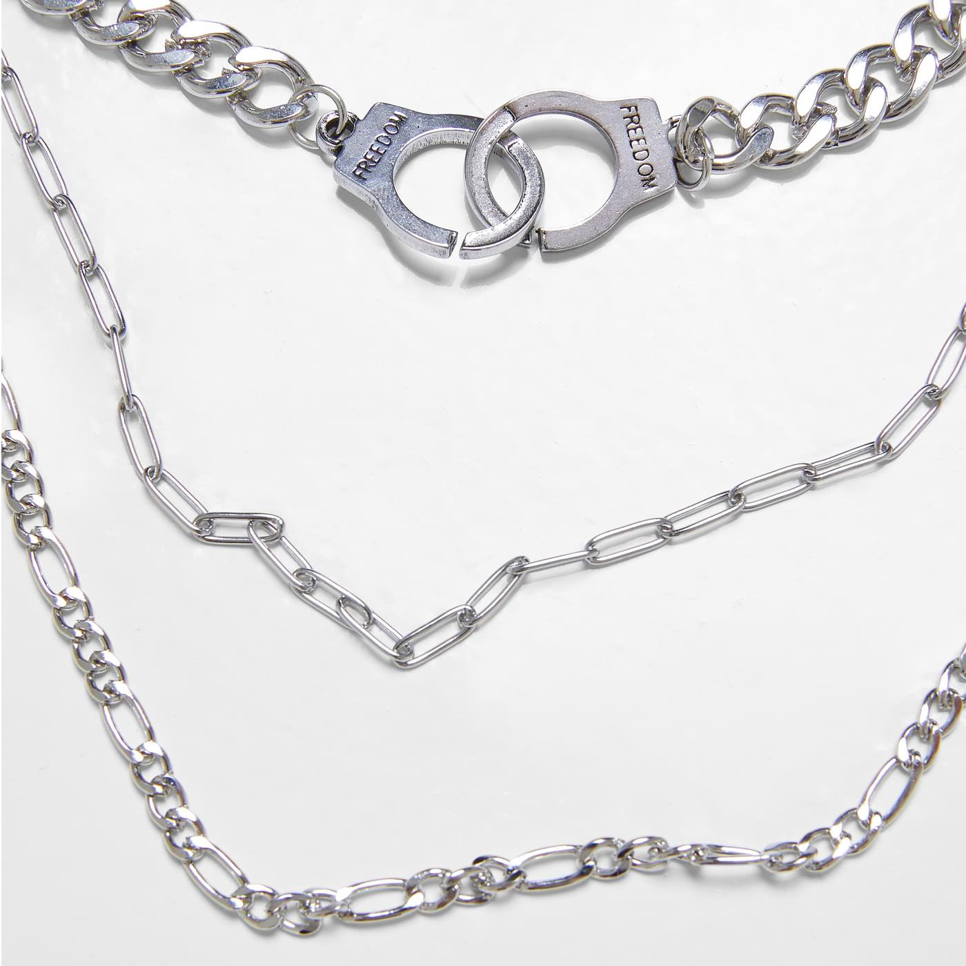 Urban Classics Saturn Layering Necklace silver