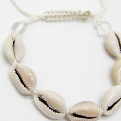 Shell bracelet white