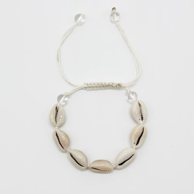 Shell bracelet white