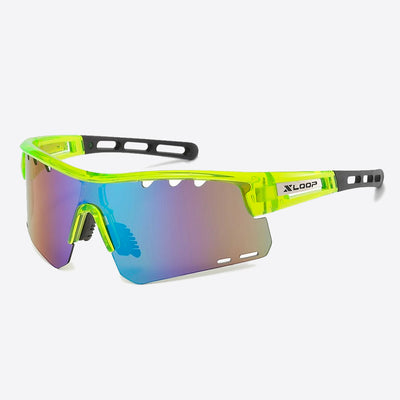 X-Loop Shield Sunglasses neon yellow - Shop-Tetuan