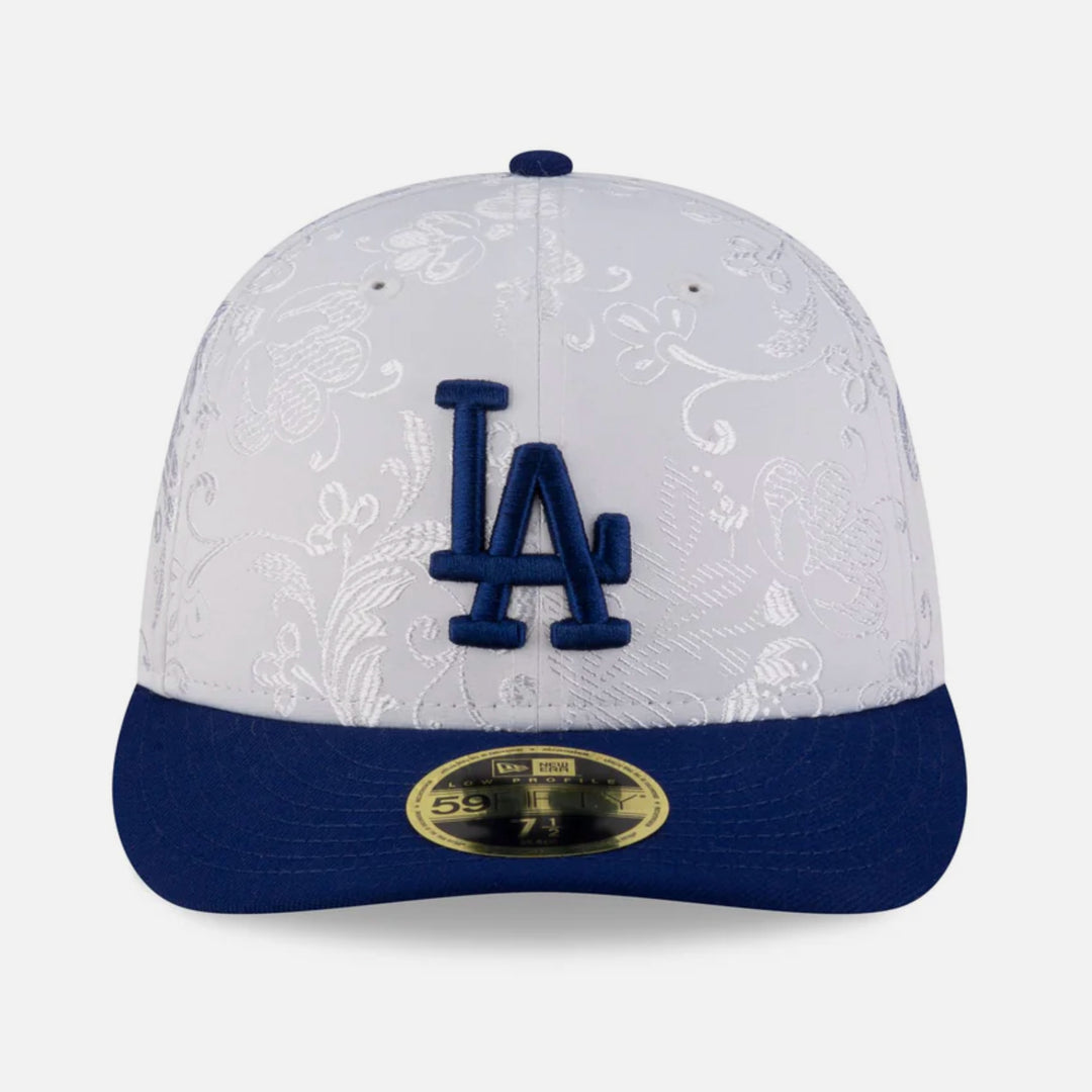 New Era Floral Shine Low Profile 59Fifty LA Dodgers white/blue