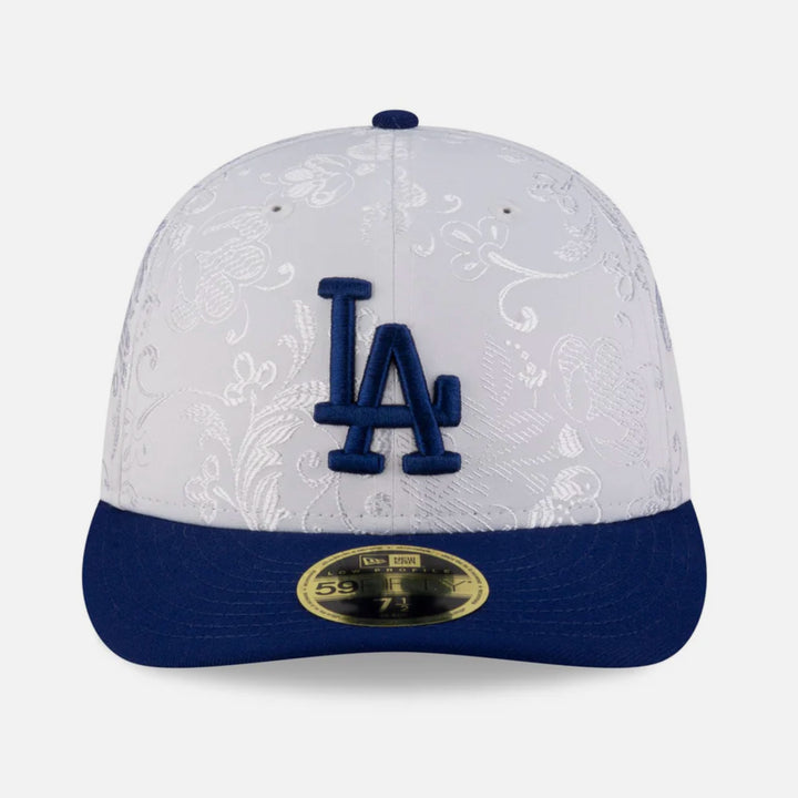 New Era Floral Shine Low Profile 59Fifty LA Dodgers white/blue