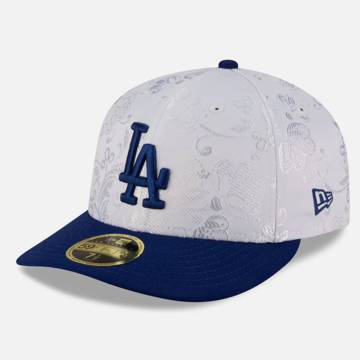 New Era Floral Shine Low Profile 59Fifty LA Dodgers white/blue