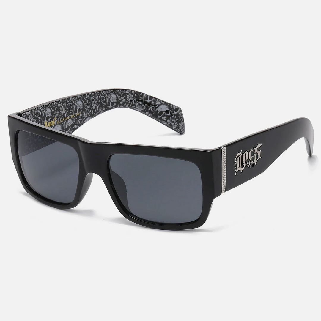 Locs Skull Print 1 Sunglasses black - Shop-Tetuan