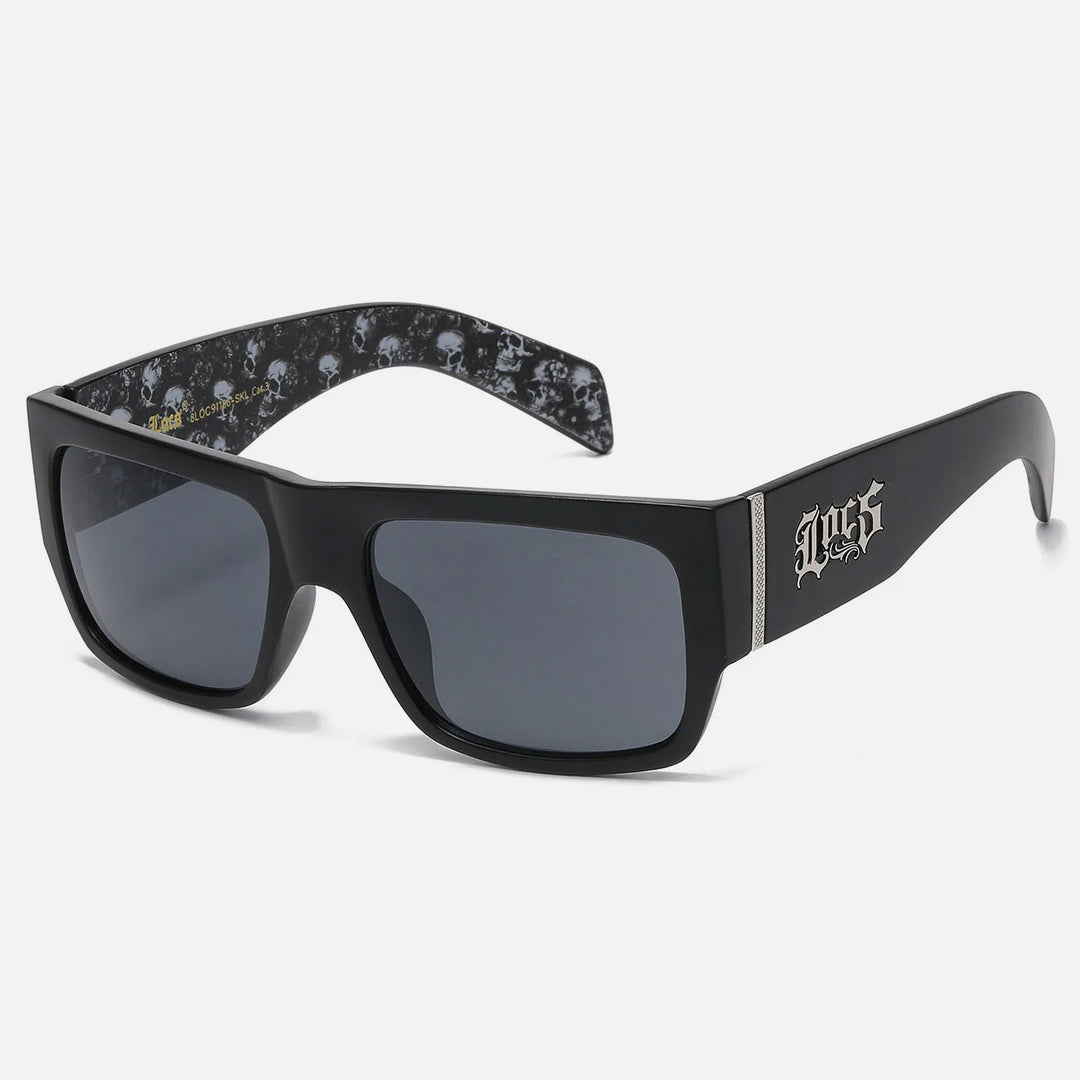 Locs Skull Print 2 Sunglasses matt black - Shop-Tetuan