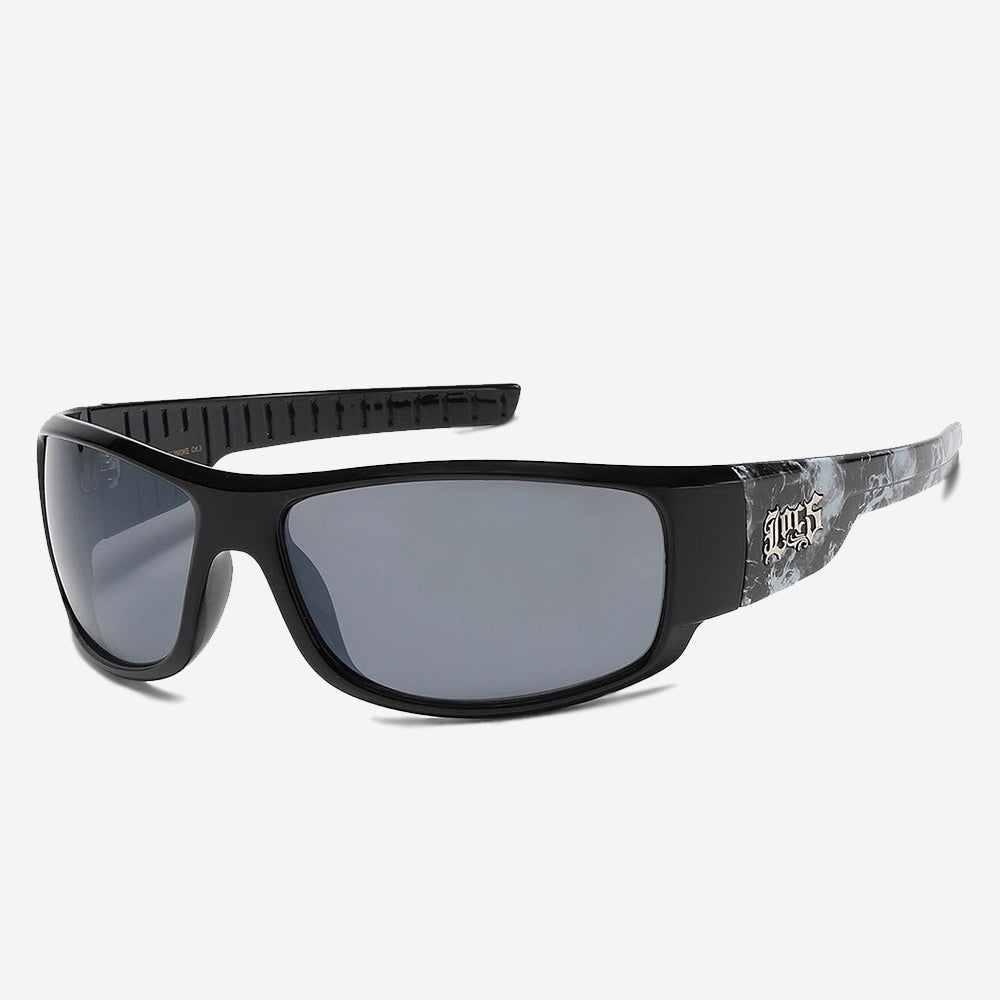 Locs Oval Smoke Sunglasses blk/grey - Shop-Tetuan