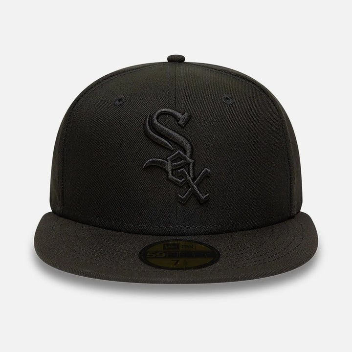 New Era Black on Black 59Fifty C White Sox black - Shop-Tetuan