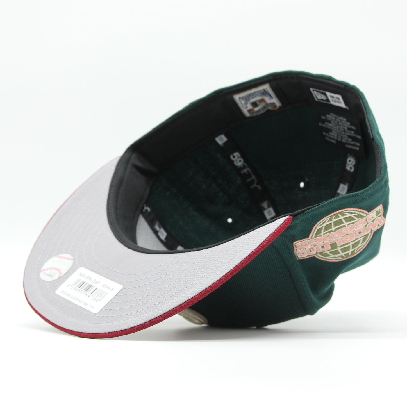 New Era MLB WS Contrast 59Fifty C White Sox dark green/dark red - Shop-Tetuan