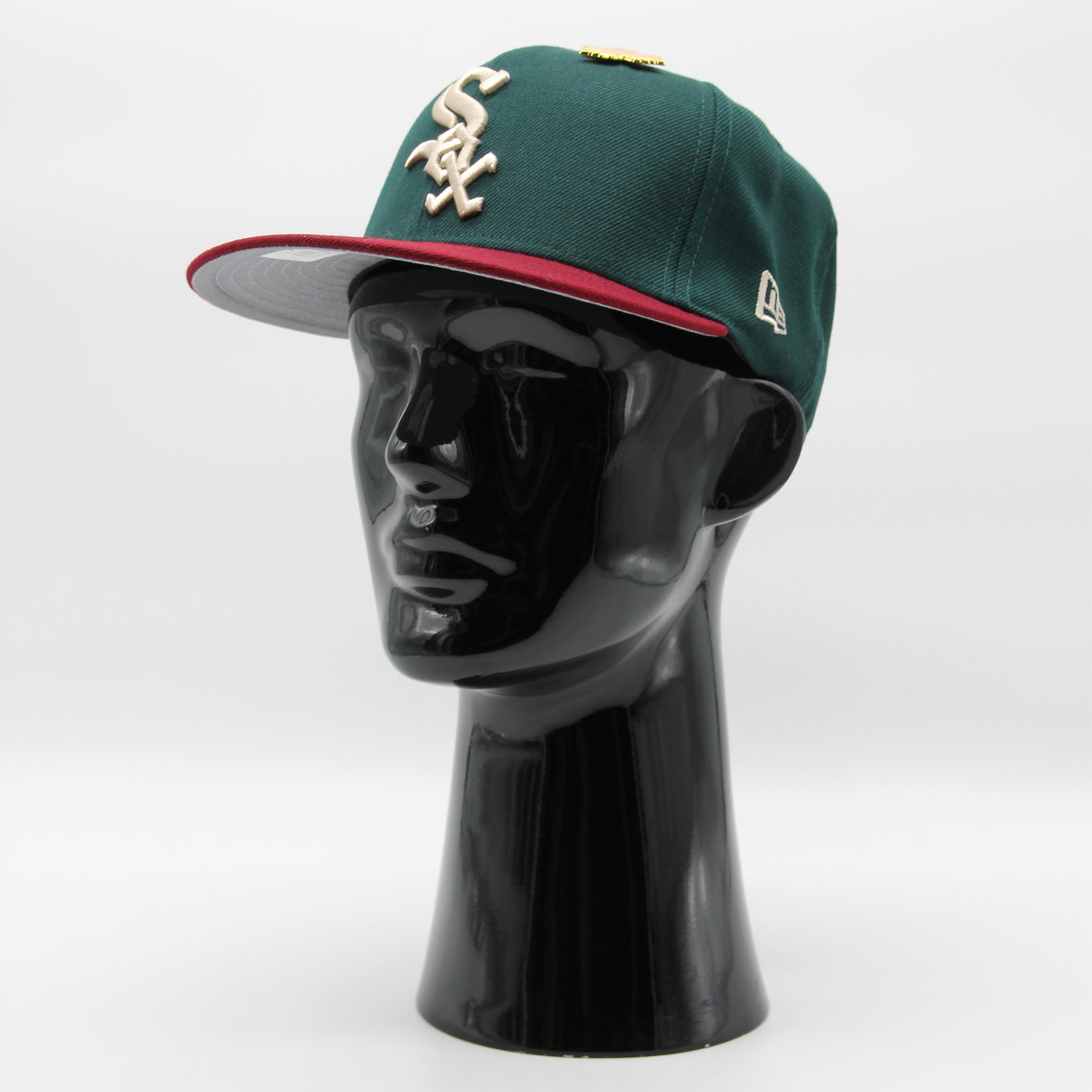 New Era MLB WS Contrast 59Fifty C White Sox dark green/dark red - Shop-Tetuan