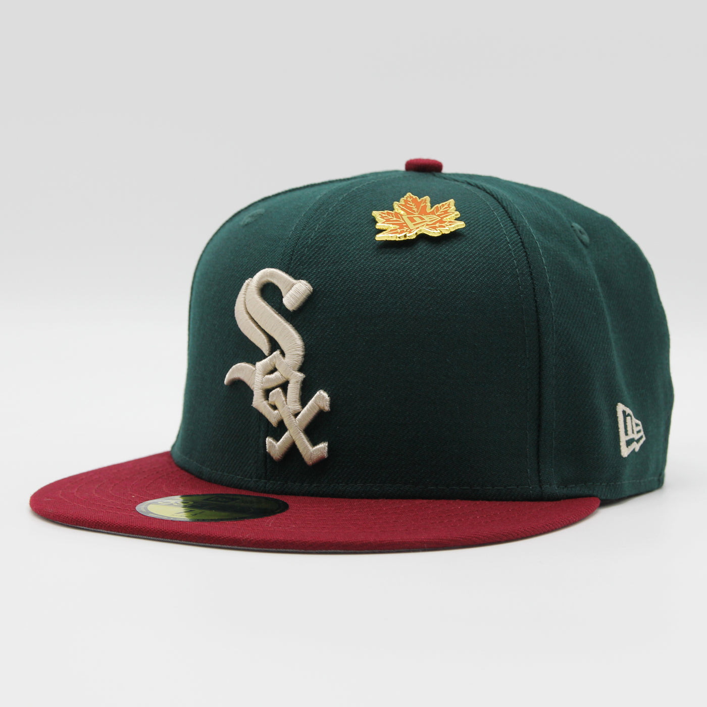 New Era MLB WS Contrast 59Fifty C White Sox dark green/dark red - Shop-Tetuan