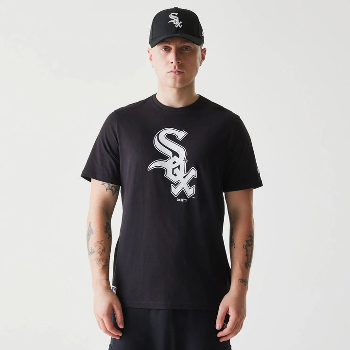 New Era MLB Regular tee C White Sox black - Shop-Tetuan