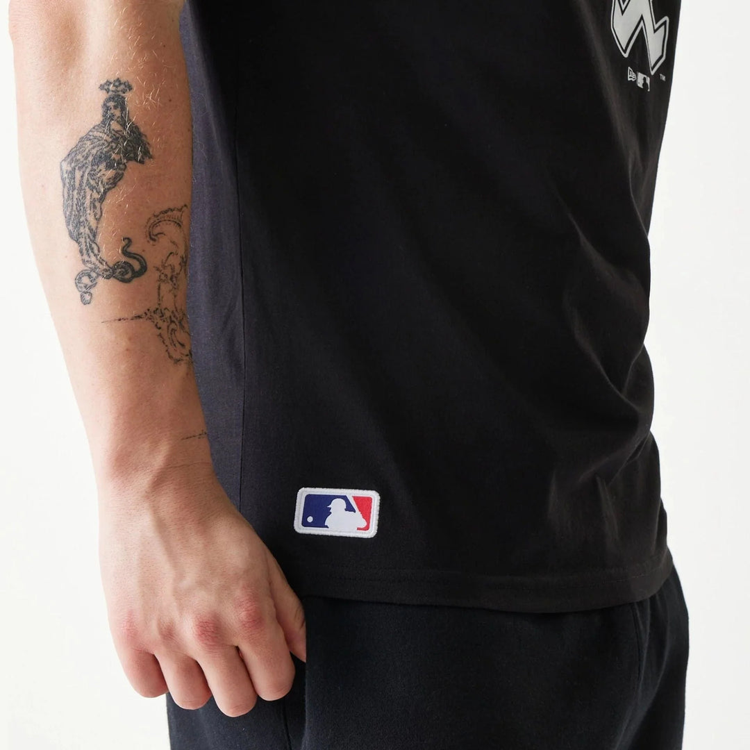 New Era MLB Regular tee C White Sox black - Shop-Tetuan