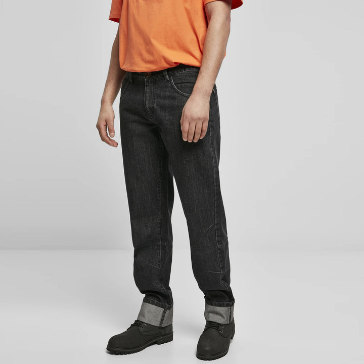 Southpole Turn Up Denim black washed