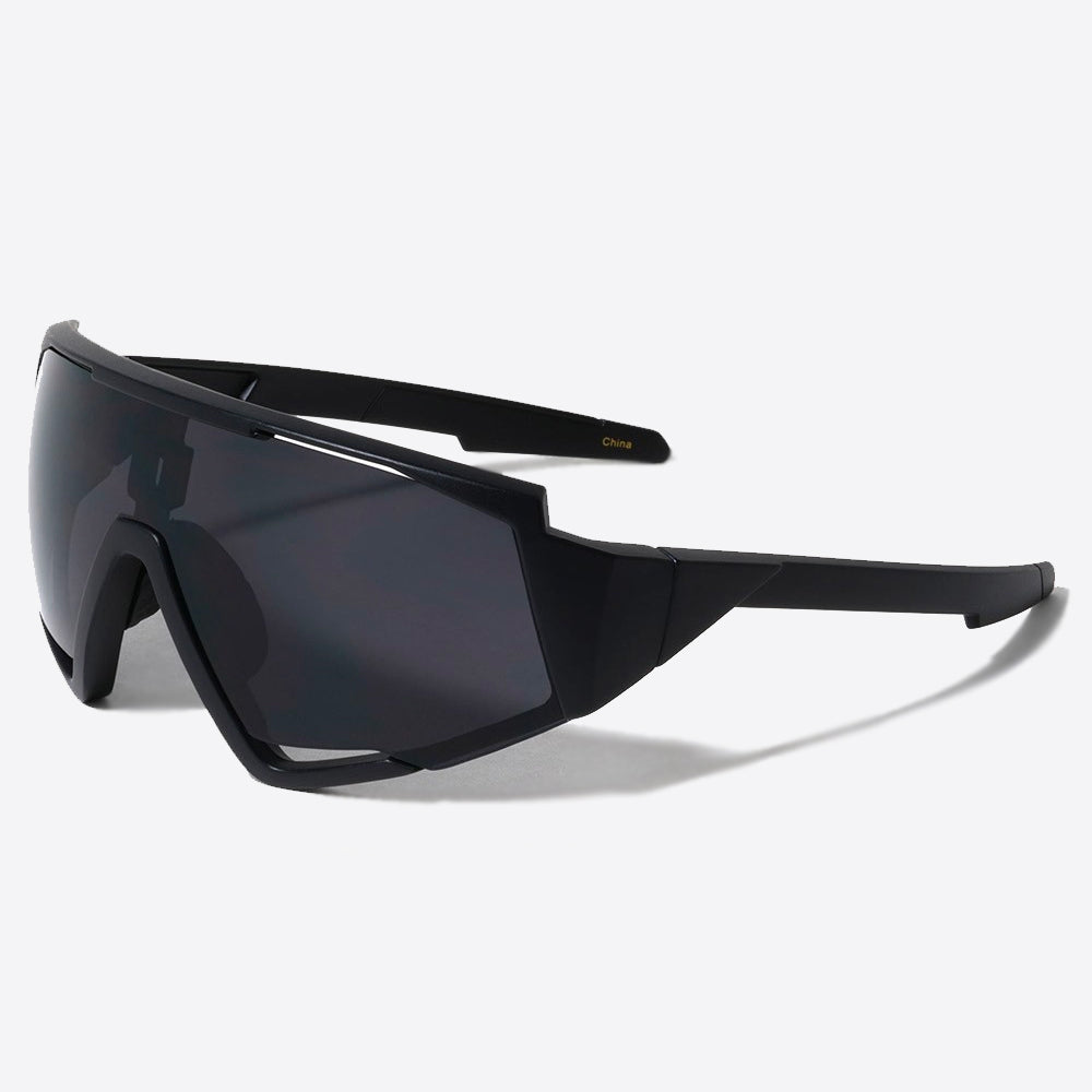 Shield Paint Splatter Sunglasses black - Shop-Tetuan
