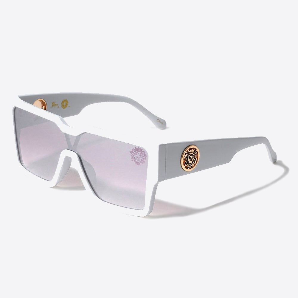 Kleo Squared Sunglasses white - Shop-Tetuan