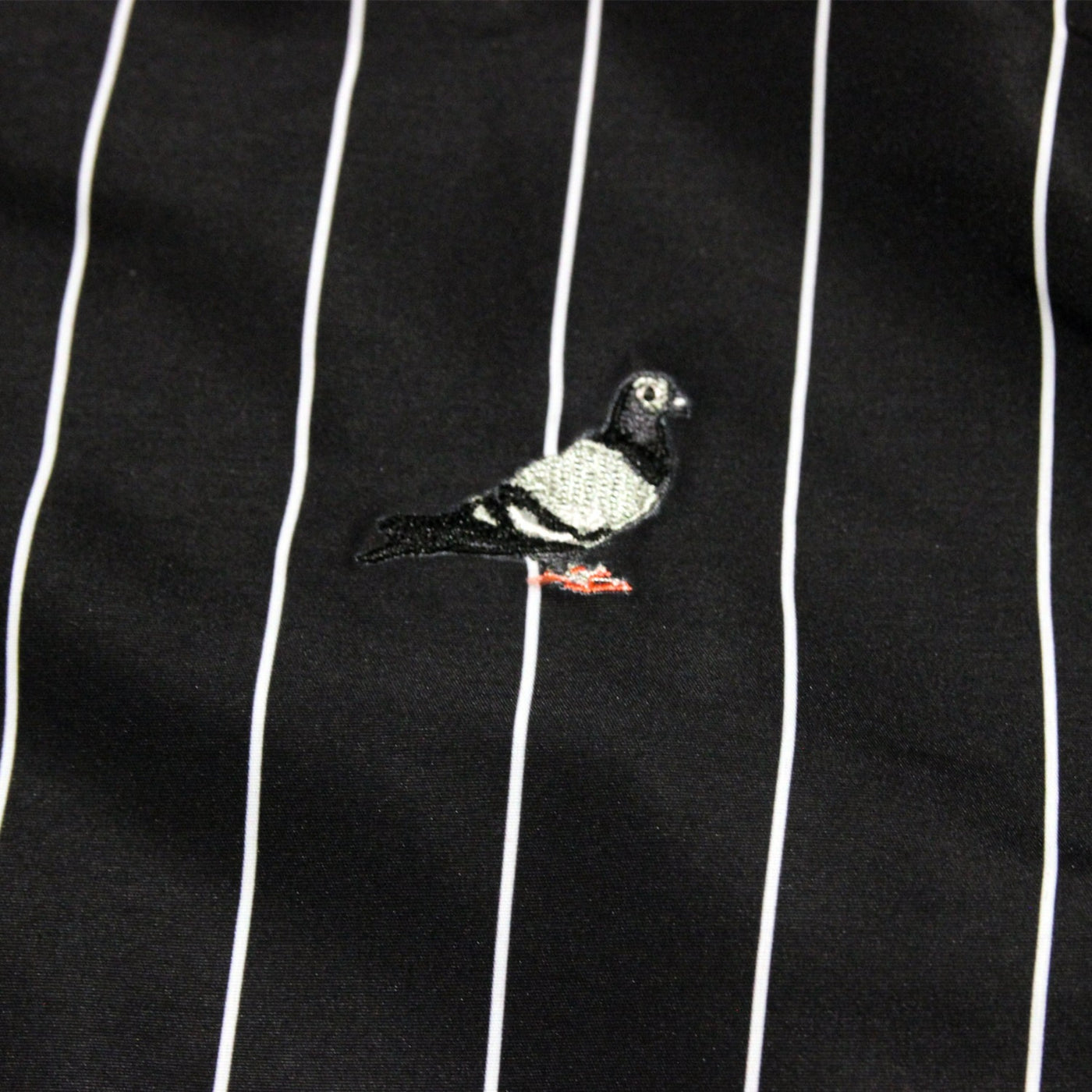 Staple Pinstripe Baseball jacket black - Shop-Tetuan
