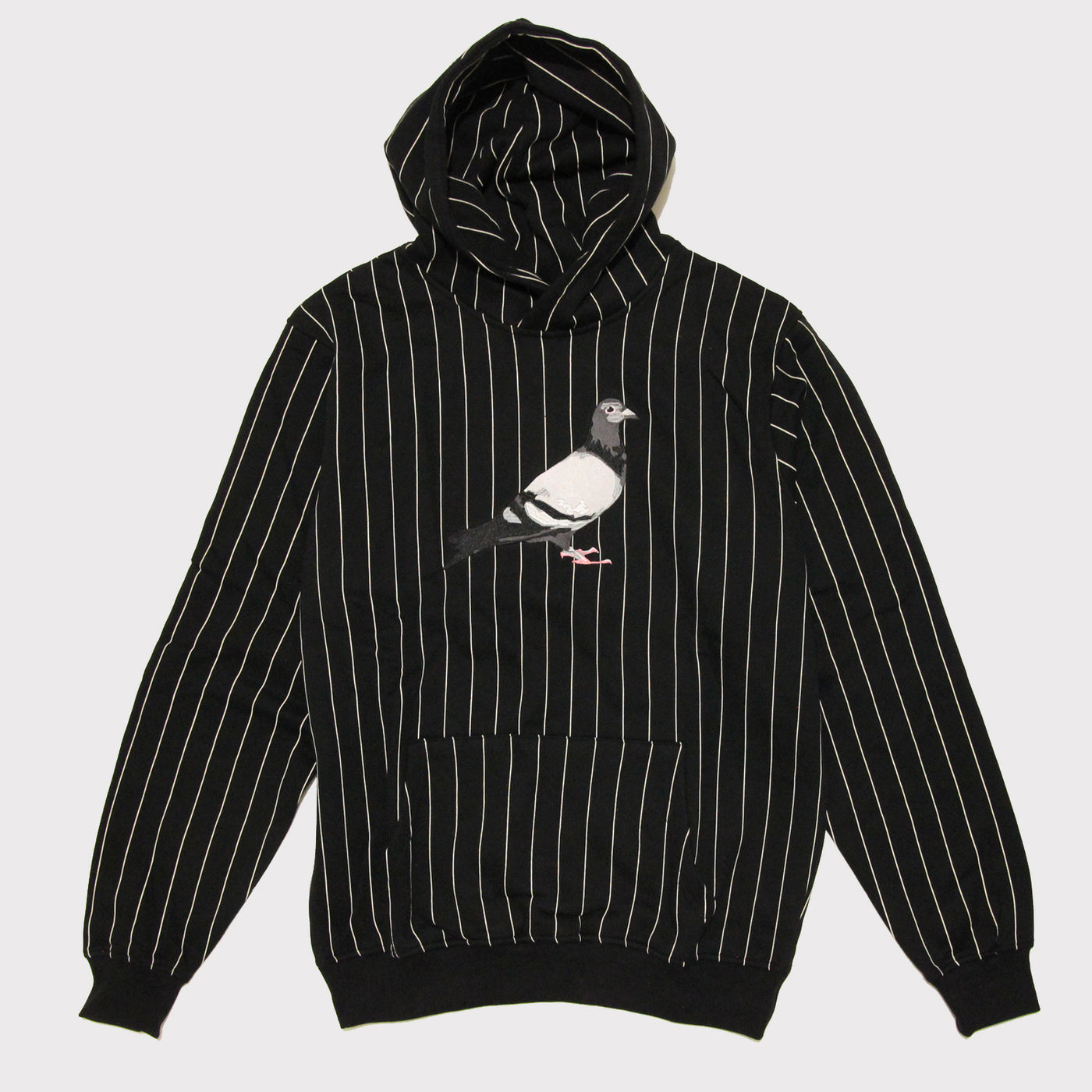 Staple Pinstripe Pigeon hoodie black - Shop-Tetuan