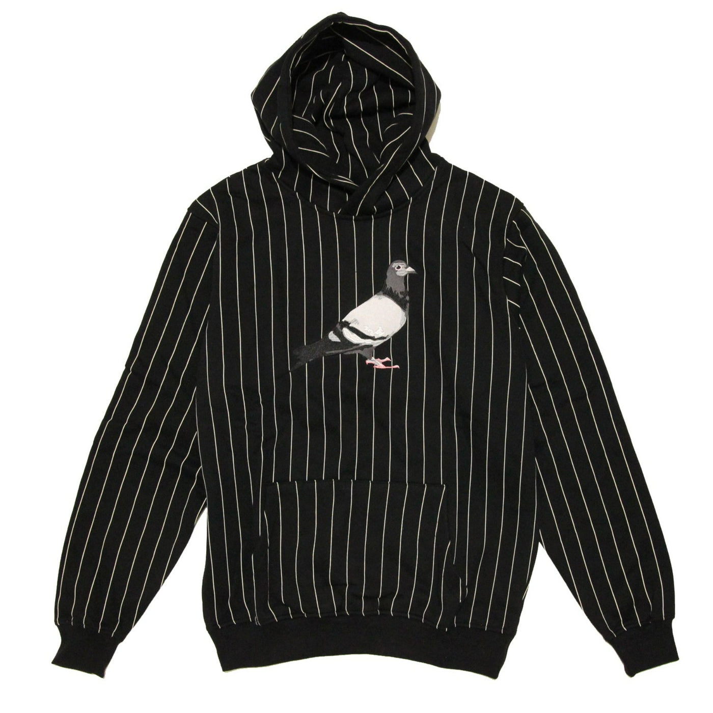 Staple Pinstripe Pigeon hoodie black - Shop-Tetuan