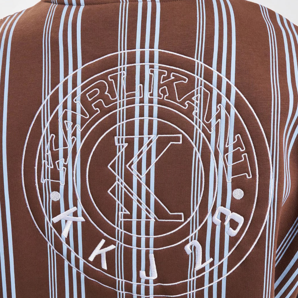 Karl Kani Small Signature Striped Crew brown/light blue