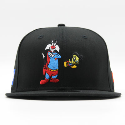New Era Looney Tunes X Superhero Sylvester and Tweety Mashup 9Fifty black