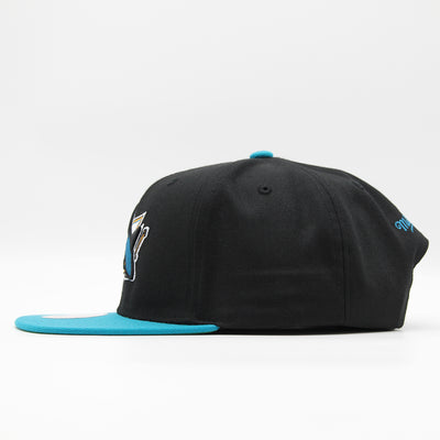 Mitchell & Ness Team 2 Tone 2.0 snapback SJ Sharks black/teal