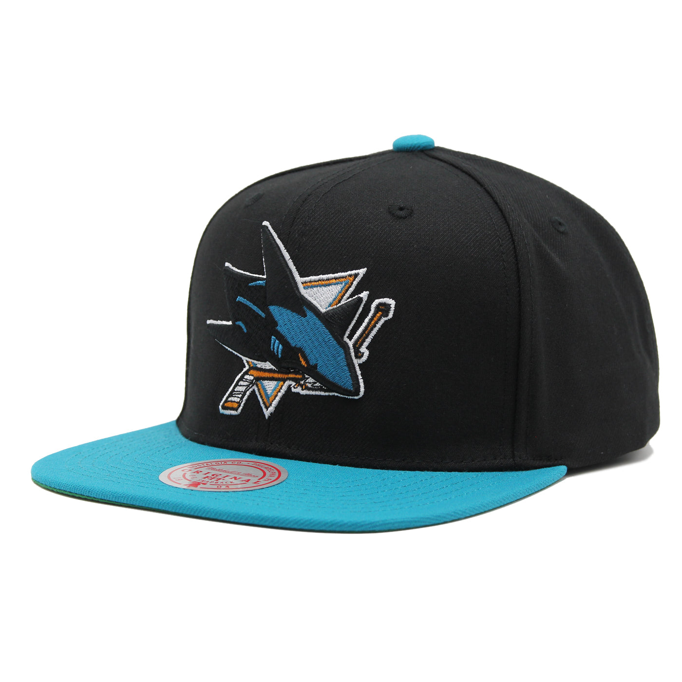 Mitchell & Ness Team 2 Tone 2.0 snapback SJ Sharks black/teal - Shop-Tetuan