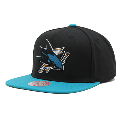 Mitchell & Ness Team 2 Tone 2.0 snapback SJ Sharks black/teal