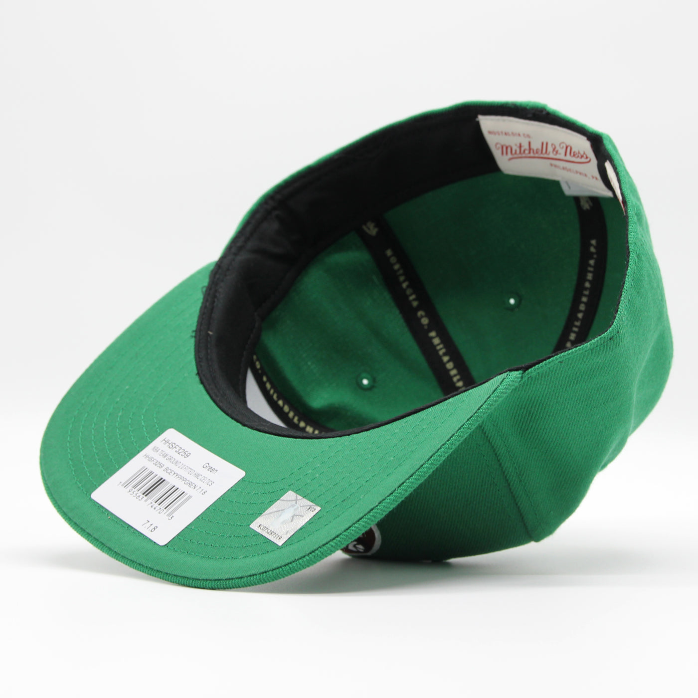 Mitchell & Ness Team Ground 2.0 fitted HWC B Celtics green